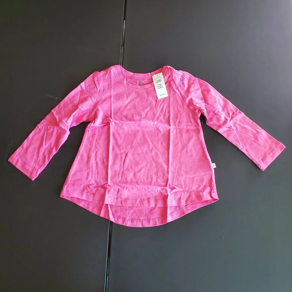 New Set of 2 Baby‎ Gap Girls Long Sleeve Pink T Shirt Size 3 Years.